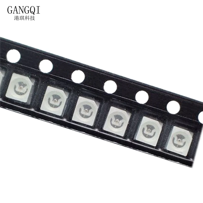 100 шт. 3528 SMD LED 1210 красный желтый зеленый Белый Синий Оранжевый УФ светоизлучающие