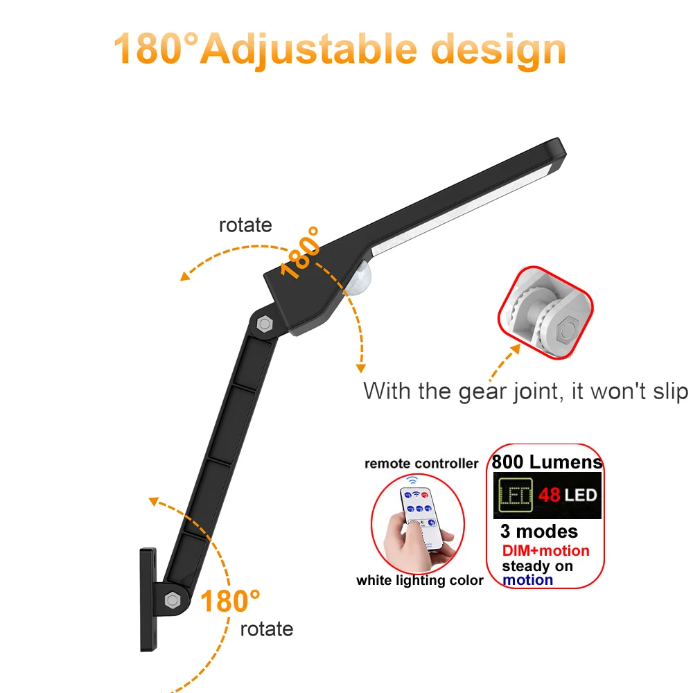 Пульт дистанционного управления поворотный кронштейн Солнечный уличный