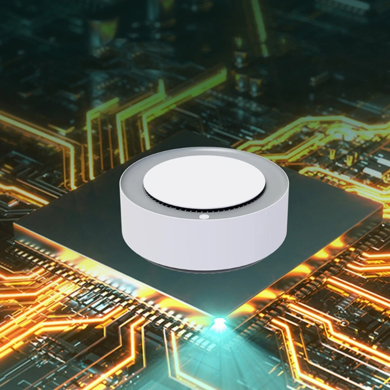 

1 Pc Round Negative Ion Air Purifier Home Car Dual Purpose Generator Remove Formaldehyde Smoke Dust Purification Home Room