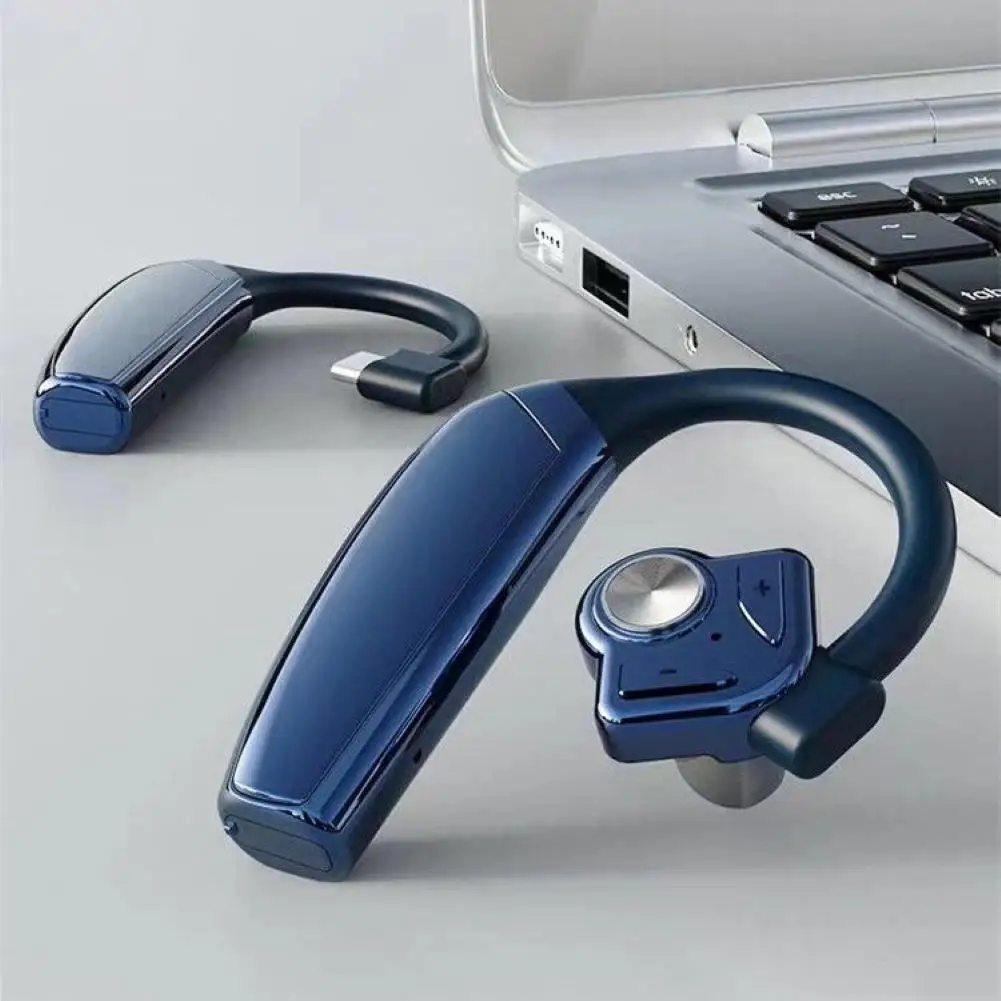 

B1 Ear Hook Bluetooth 5.0 Handsfree Wireless Stereo Business Headset Earphone