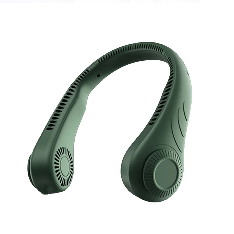 

Портативный шейный вентилятор, охлаждающий подвесной шейный вентилятор, перезаряжаемый мини-USB, Персональный вентилятор для наушников, для...