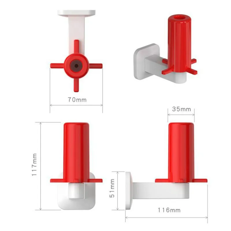 Настенный держатель для туалетной бумаги на присоске|Переносные держатели