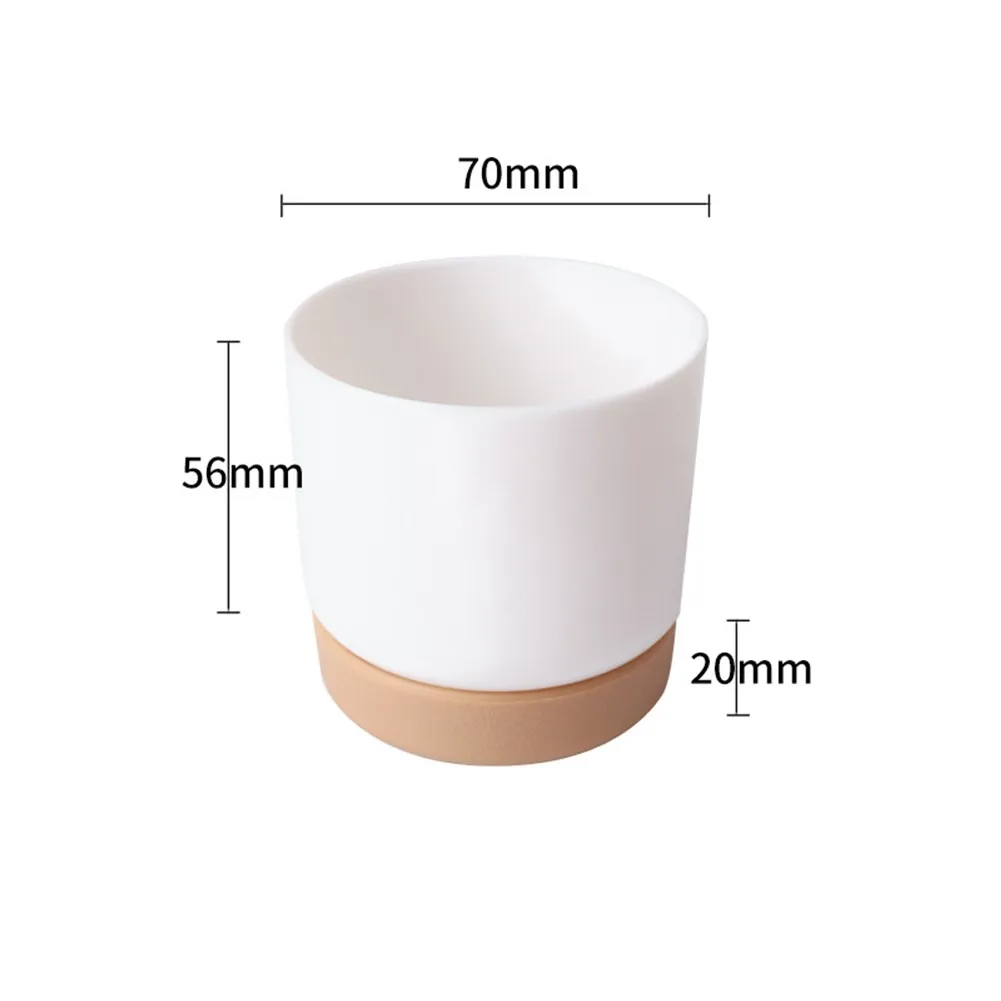 

Plant Pots Crystal Modern Large Small Medium Round Decorative Plastic Holder Garden Planters Flower Pots Flowerpot