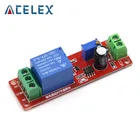 DC 12 В реле задержки таймера экран модуль NE555 таймер переключатель Регулируемый Модуль контроллера от 0 до 10 секунд 0  10 с Автомобильный осциллятор