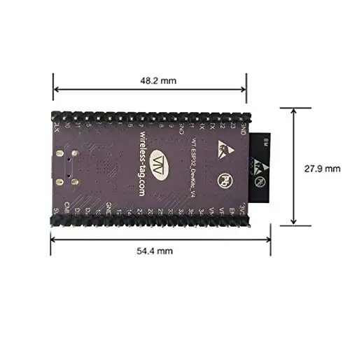 ESP32-DevKitC V4 макетная плата оснащен ESP32-WROOM-32 Wi-Fi и Bluetooth для Arduino IDE/SATA | Электроника