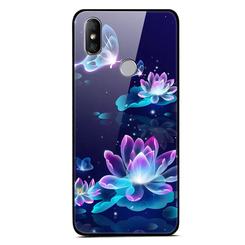 Чехол для Xiaomi Redmi S2 из закаленного стекла с изображением планеты космос, стеклянный чехол для задней панели Xiaomi Xiomi Redmi S2, чехол для Redmi S 2 - Цвет: 35