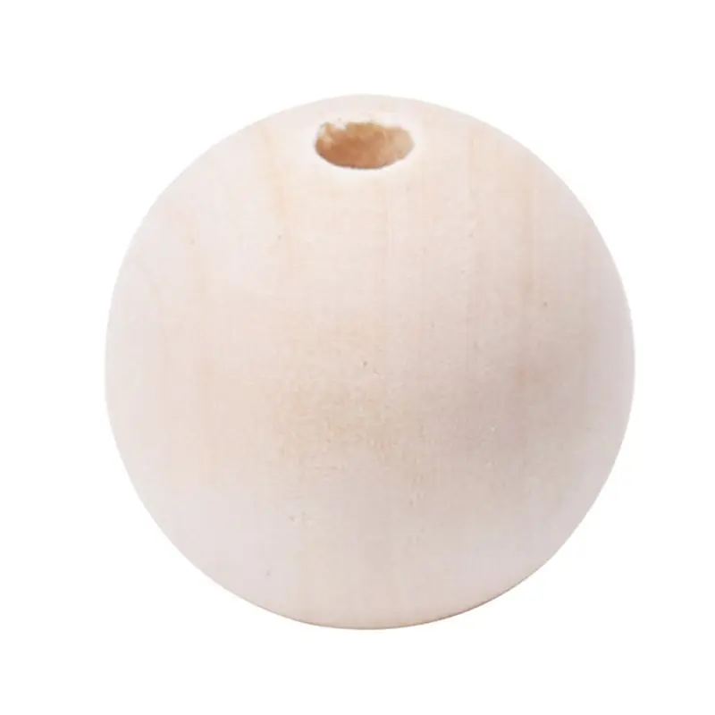 

Natural Round Wood Beads Loose Spacer Beads for DIY Jewelry Making, 150 Pieces, 87HC