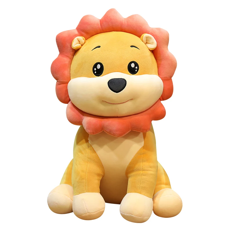 

Hot New Hice 50CM/60cm Cute Sun Flower Happy Lion Plush Toys Stuffed Animal Hug Doll for Kids Baby Lovely Cartoon Christmas Gift