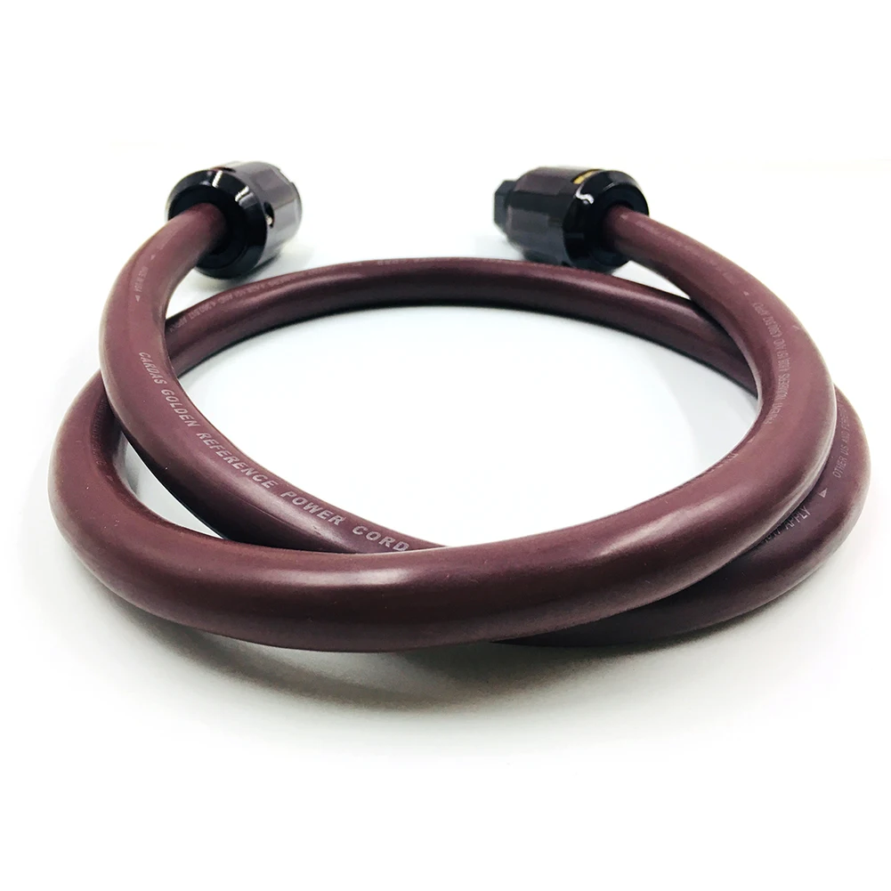 Colleimage CARDAS Золотой ссылка HiFi аудио кабель питания с P-079 и C-079 Разъем США |