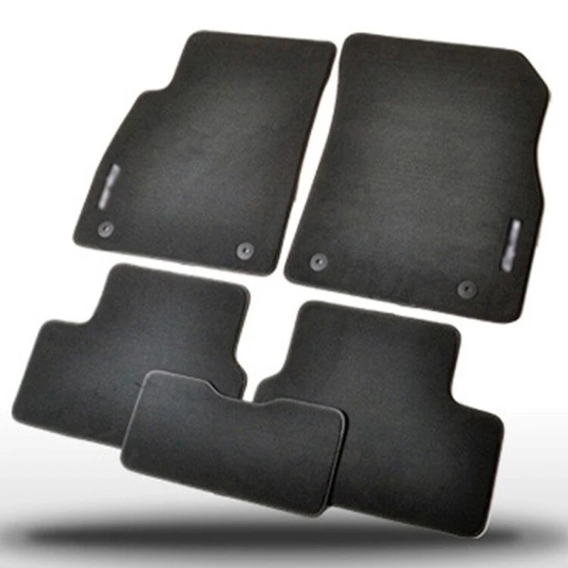 Универсальные однотонные нейлоновые автомобильные коврики без запаха передние