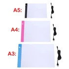 A3 A4 A5 светодиодный планшет для рисования цифровой Графика Pad USB светодиодный светильник для копировальная панель электронного искусства Графический картина от китайских производителей