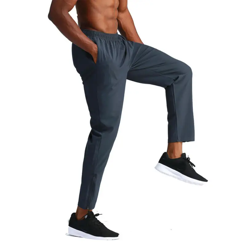 

Men Quickly Dry Trousers Sports Workout Leggings Fitness Bottoms Trainer Pants