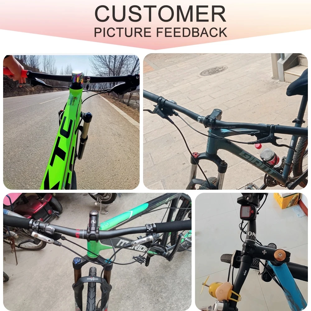 Велосипедный прямой/ласточный руль UNO MTB из алюминиевого сплава плоская
