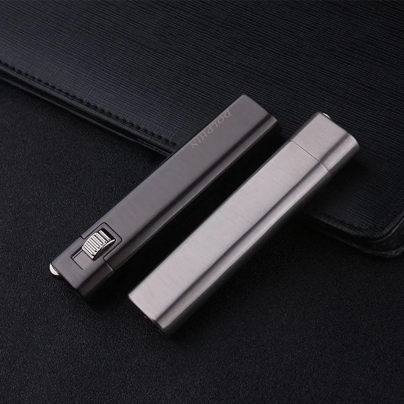 Flint Torch Turbo Gas Lighter Metal Windproof Grinding Wheel Portable Fixed Fire Cigarette Cigar Camping Compact | Дом и сад