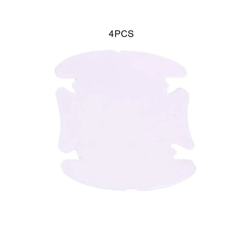 

Car Door Handle Protection Film Rhino Leather Handle Stickers Door Wrist Handle Stickers Transparent Four-Piece