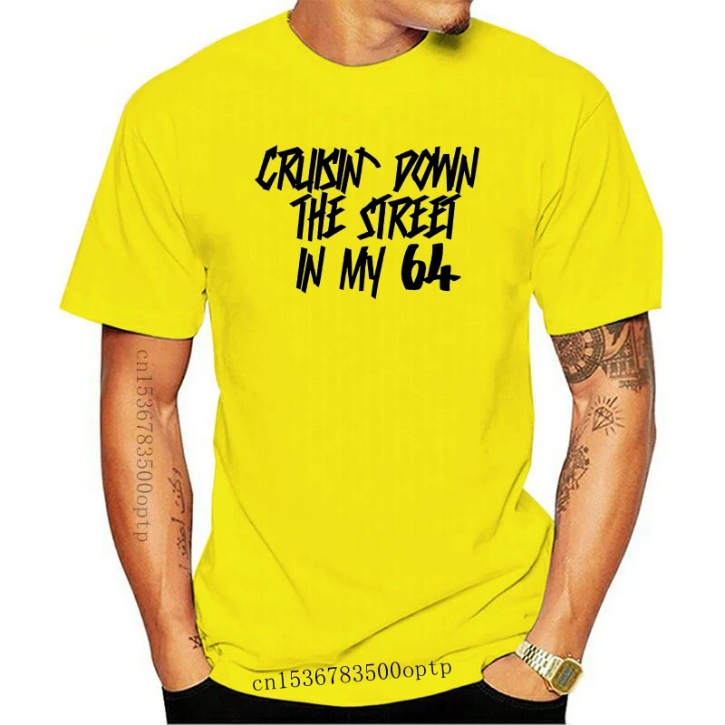 

Новая футболка Eazy E Cruisin Down The Street In My 64 со слоганом Boyz N Tha Hood 100% хлопок брендовые футболки 2021
