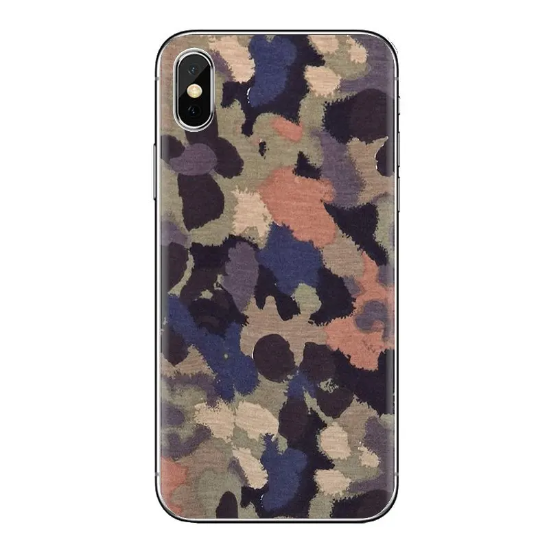 For LG G3 G4 Mini G5 G6 G7 Q6 Q7 Q8 Q9 V10 V20 V30 X Power 2 3 K10 K4 K8 2017 TPU Shell Cases Colorful Army Camo Camouflage Skin |