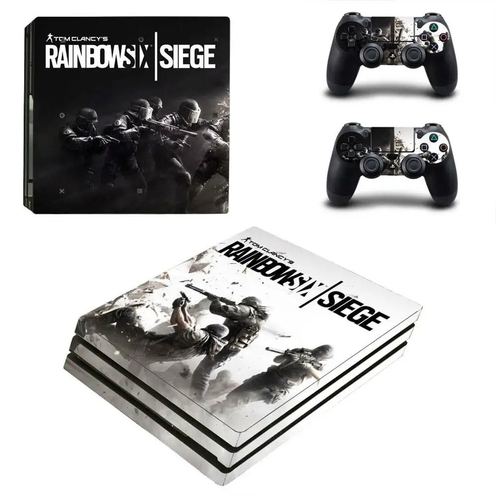 Rainbow Six осада PS4 Pro стикер Play station 4 наклейка для PlayStation консоль и контроллер Скины