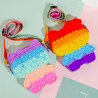 Кавайная сумка Hello Kitty, популярные игрушки-антистресс, пузырьки, снятие аутизма и СДВГ, женская сумка, сжимаемые игрушки для детей