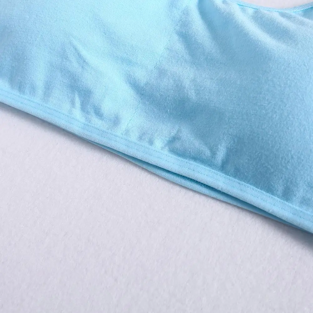 Sujetador de algod&oacute;n suave para chicas j&oacute;venes, ropa interior transpirable para pubertad, Adolescentes-4
