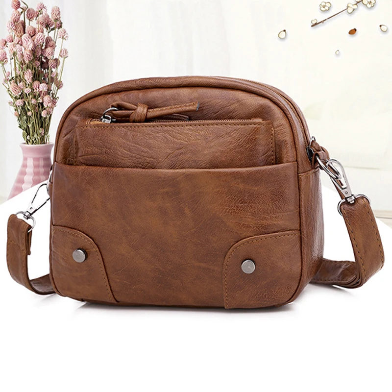Vintage Women's Shoulder Bag Designers Simple Handbags Female Crossbody Diagonal Bags Fashion Brand Shopper Hand For Women | Багаж и