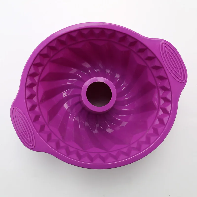 Силиконовая форма для выпечки тортов Европейский сорт рифленая круглая кекса