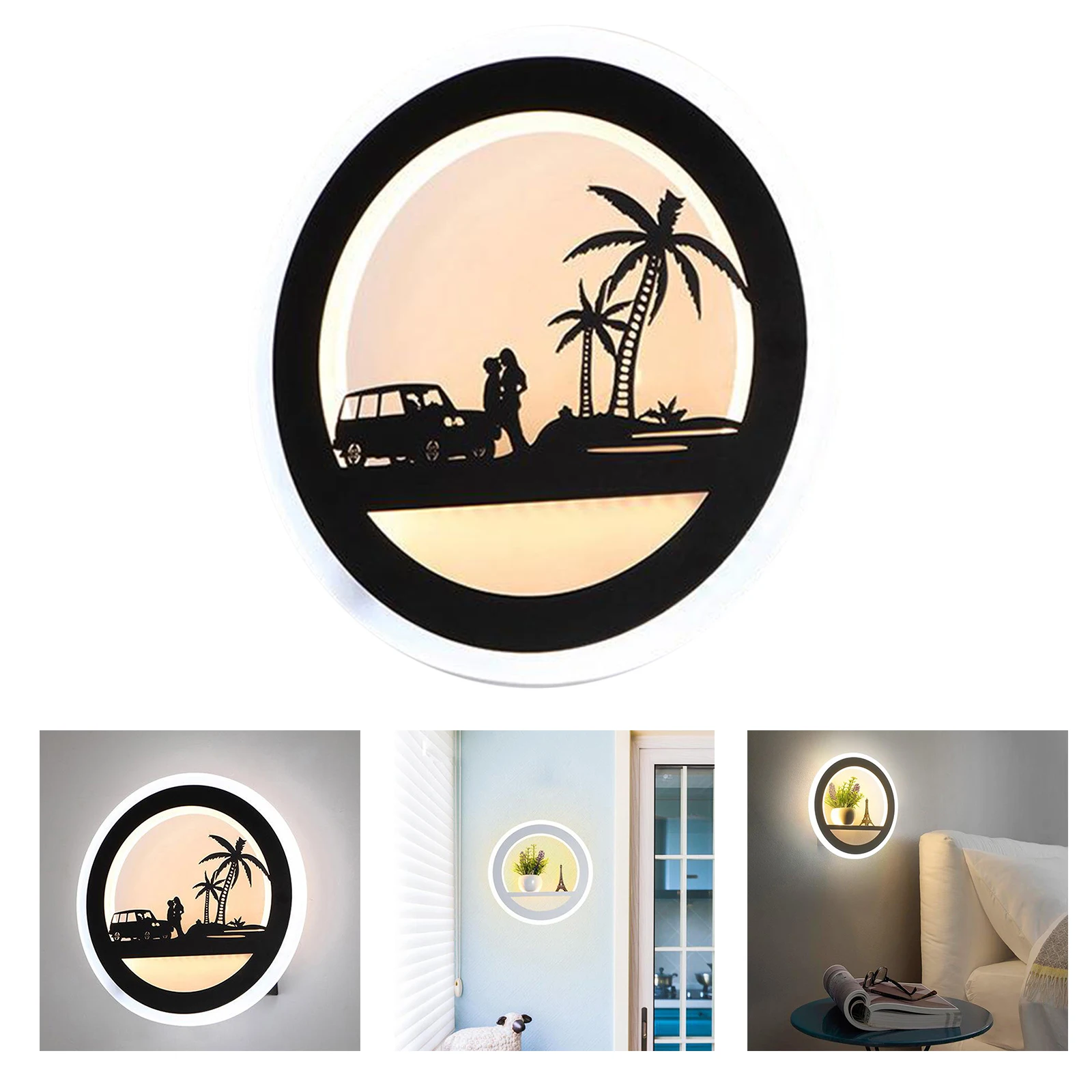 

Modern Indoor LED Wall Lamps Home Bedroom Hallway Art Wall Lighting Fixture