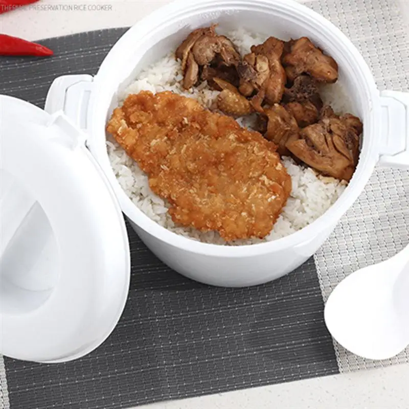 Microwave Rice Cooker Multifunction Insulated Lunch Box Container Cookware For Oven | Дом и сад