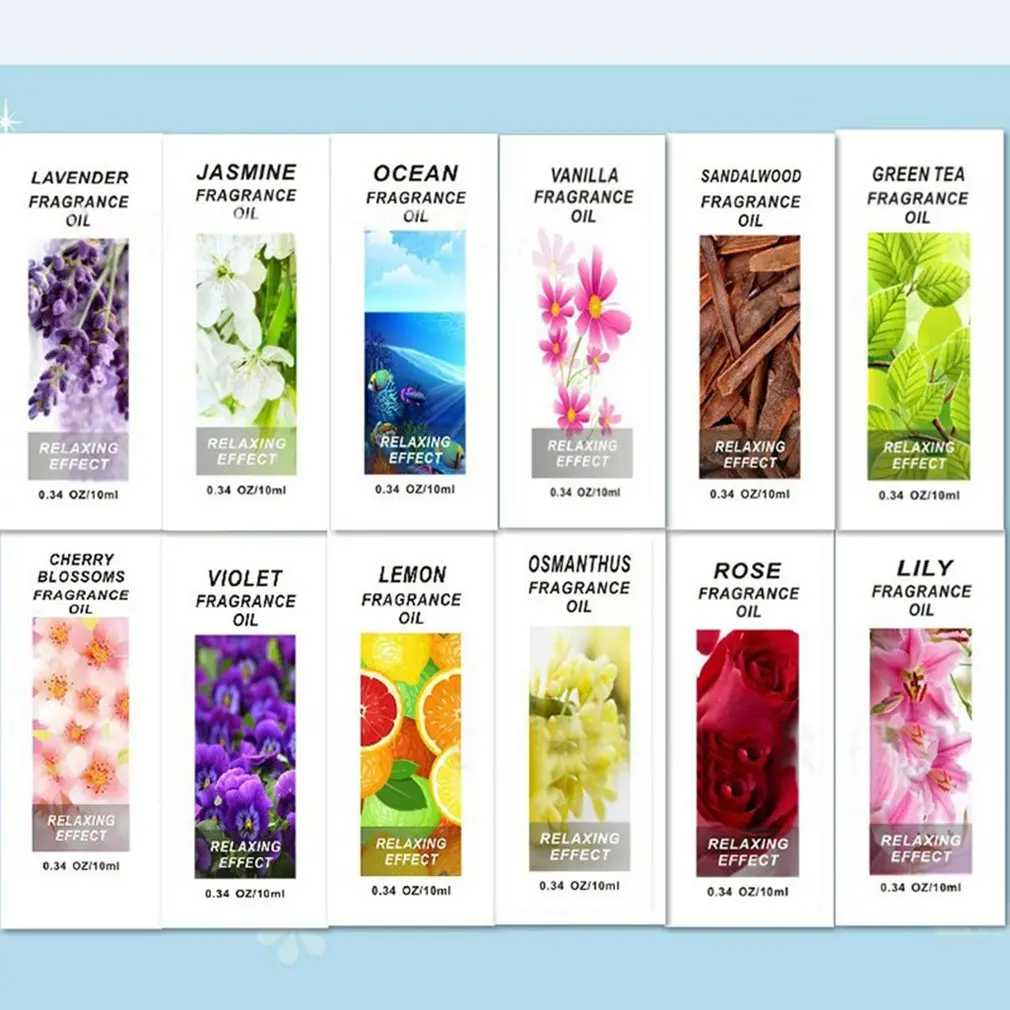 

10ML Natural Essential Oils Pure Essential Oils For Aromatherapy Diffusers Body Massage Relax Fragrance Oil