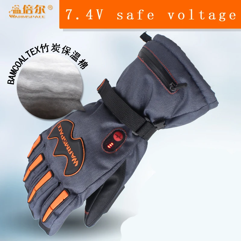 Теплый 7 4 V отопление перчатки верховая езда на велосипеде шорты для занятий