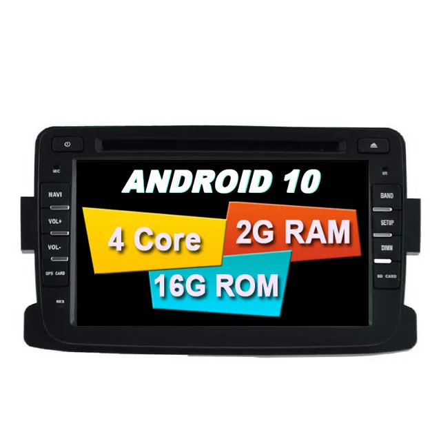 ANDROID приложения google play 10 0 для RENAULT DACIA DUSTER LOGAN SANDERO DOKKER dokgy 2 din автомобильное радио