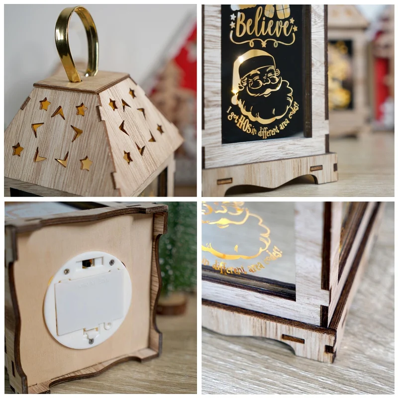 Рождественская лампа Снеговик фонарь декоративный подвесной светодиодный свечи светильник для ночи подсвечник стола подвески для сада.