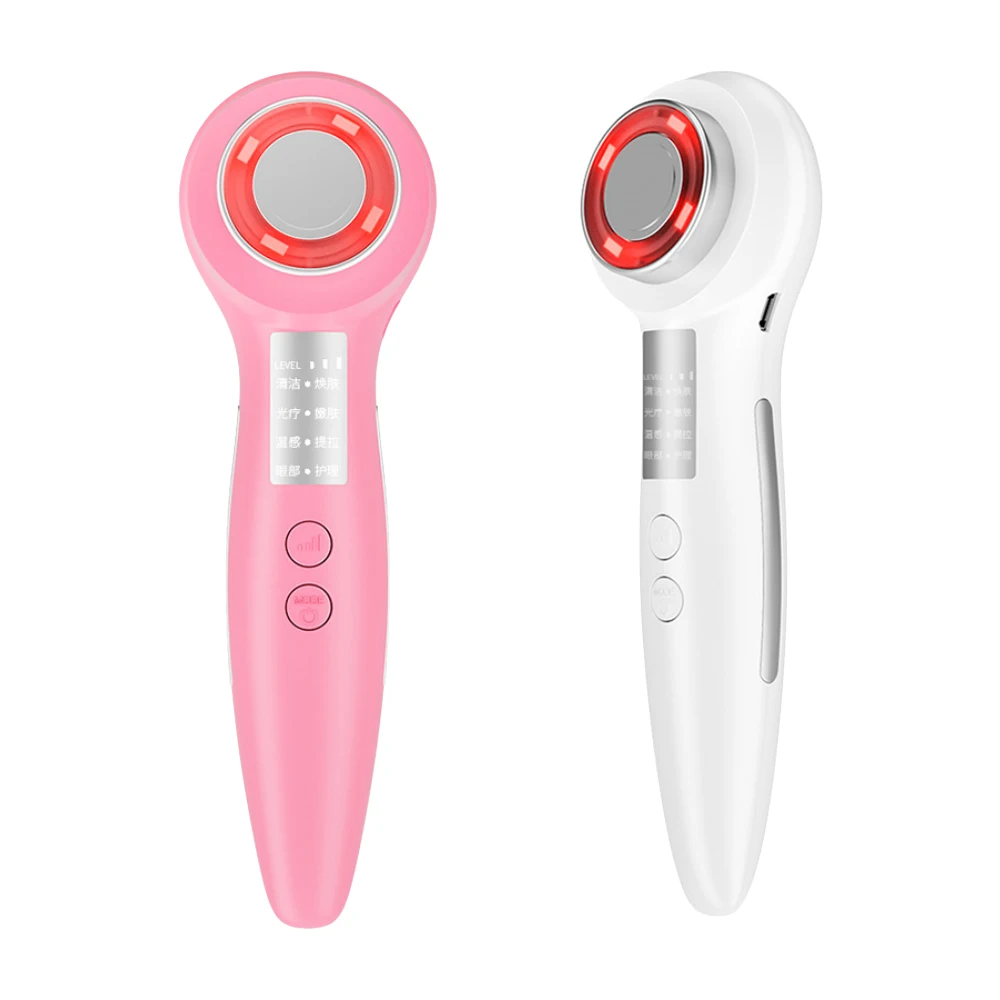 

Electric Facial Massager Sonic Ion LED Photon Beauty Instrument Anti Aging Skin Rejuvenation Lifting Tighten Face Skin Care Tool