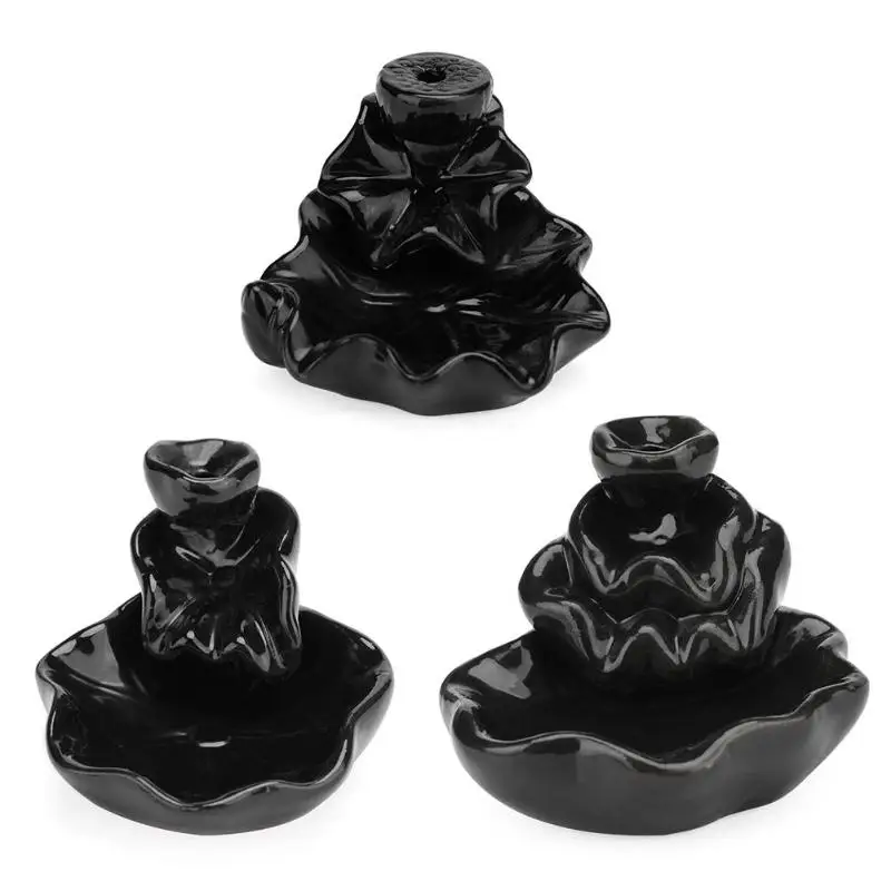 Керамическая курильница Lotus конусная для офиса и домашнего декора|Благовония