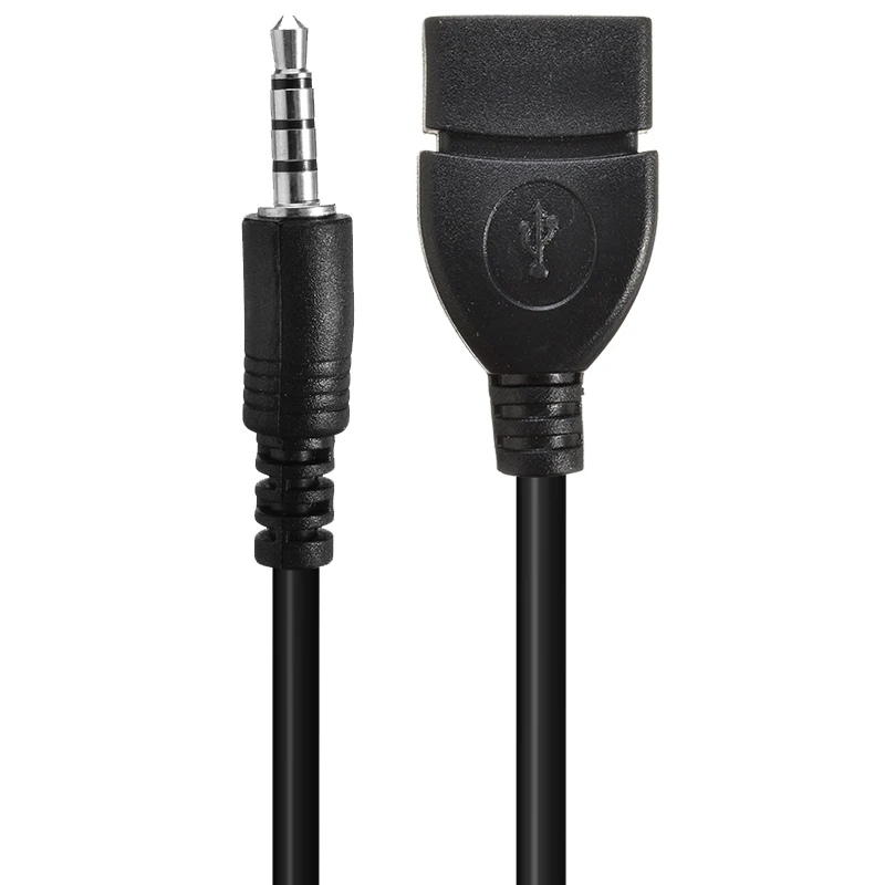 Mayitr 1 шт. 20 см 3 5 мм USB аудио кабель Мужской Jack AUX мини AV к 2 0 Женский Адаптер