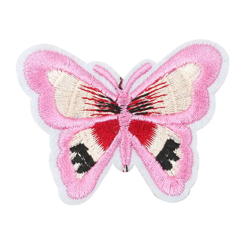 1 шт. нашивки бабочки для одежды наклейка с железным мотивом шитья клейкие шляпы