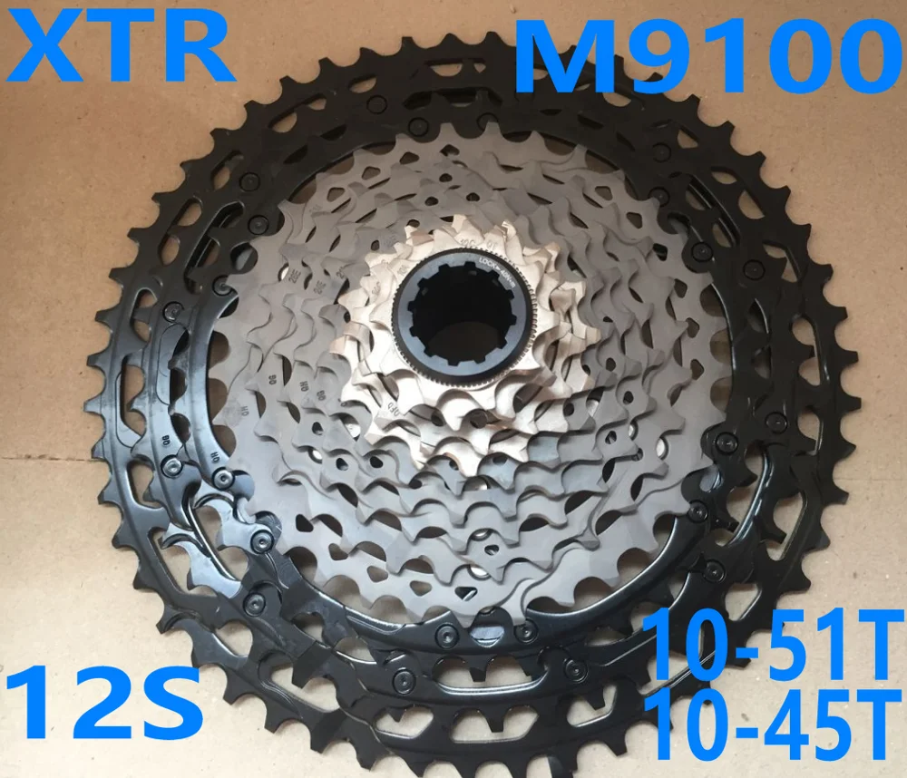 XTR M9100 CS кассета 12 speed Freewheel 10 45T 51T MTB Звездочка горный велосипед Cog|Храповик