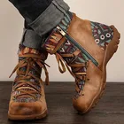 Женские ботильоны из искусственной замши, на плоской подошве