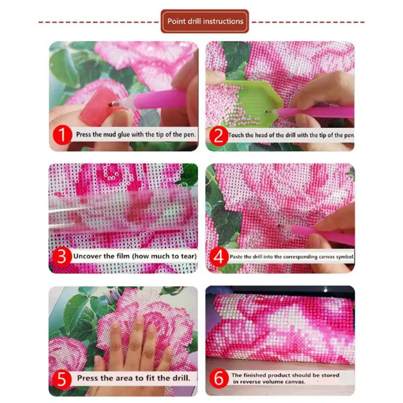 

High Quality Creative Multi-pattern 5D Diamond Painting Painting Cross Stitch Full Drill Crystal Rhinestone Embroidery Picture