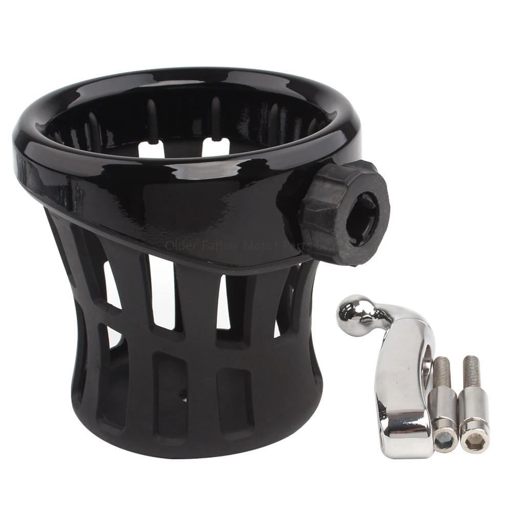 Online Soporte De Copa De Bebida Para Motocicleta, Manillar De Aluminio Negro, Soporte Para Bebidas Apto Para Modelos Honda Goldwing GL1800 2018
