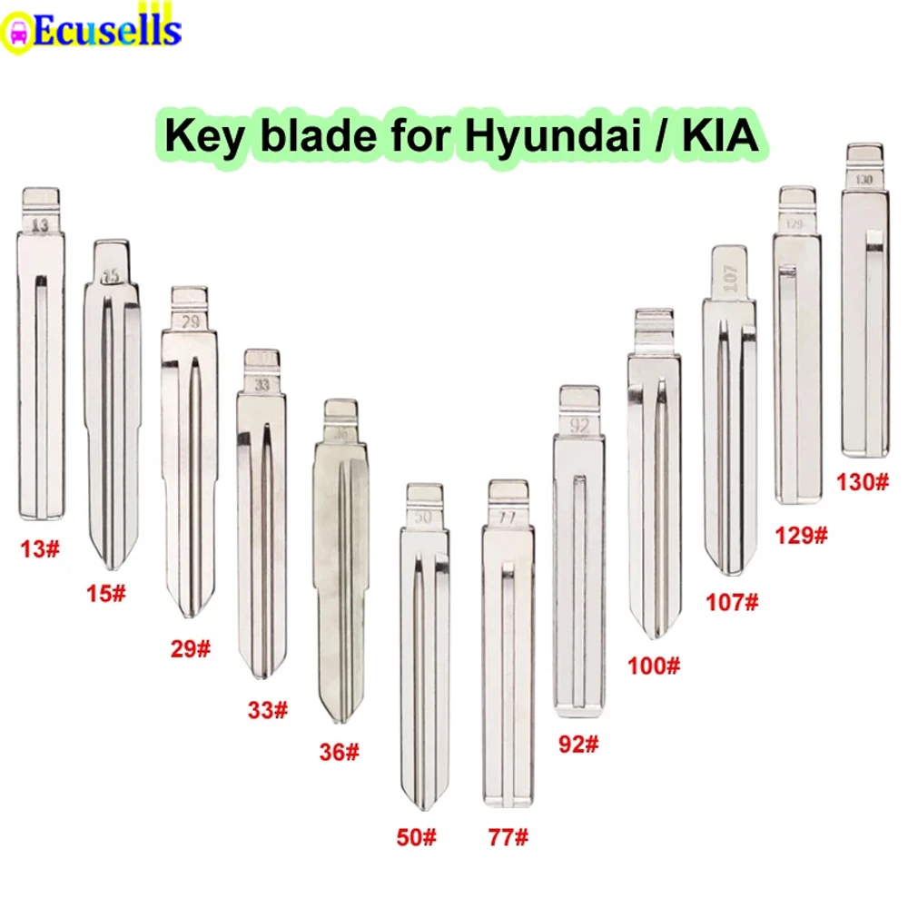 Ключ книжка #13 #15 #29 #33 #50 #77 #92 KD для Kia K2 K5 Hyundai Verna I30 IX35 HB20 Sonata Elantra HY20/TOY40/TOY48 лезвие