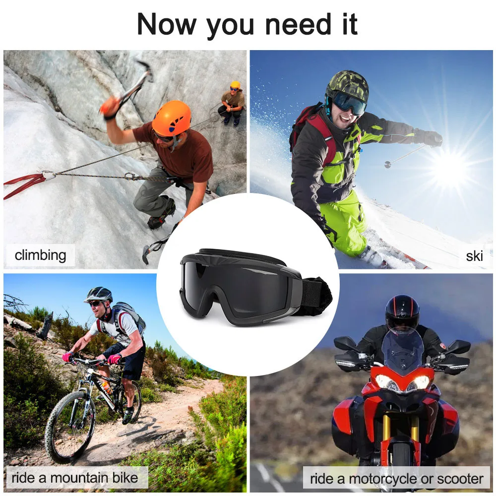 Новые военные тактические очки Glasse Ретро Винтажные мотоциклетные ветрозащитные