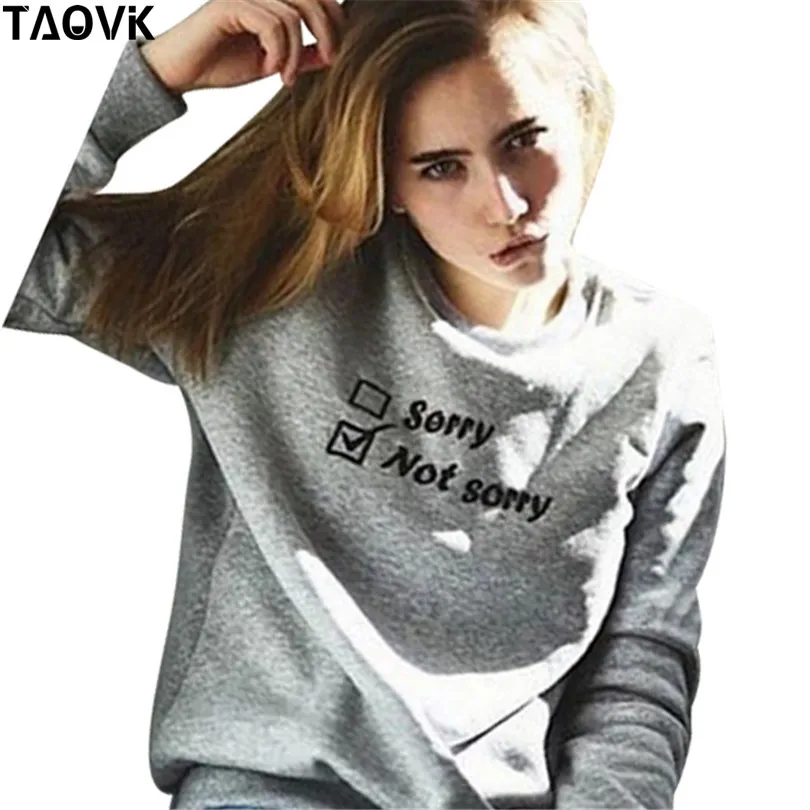 Женский Повседневный костюм TAOVK толстовка с длинным рукавом и круглым вырезом