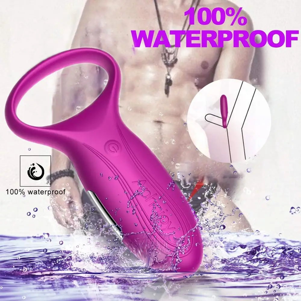 Тянущаяся интенсивная стимуляция клитора кольцо для пениса вибратор мужчин