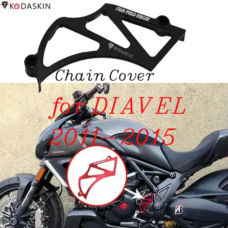 

KODASKIN Motorcycle Chain Cover for Ducati DIAVEL 2011-2015 accessories