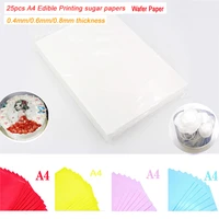 a4 50pcs wafer paper blank edible icing sugar paper for cake decorating edible printing kosher paper sugar craft baking supply