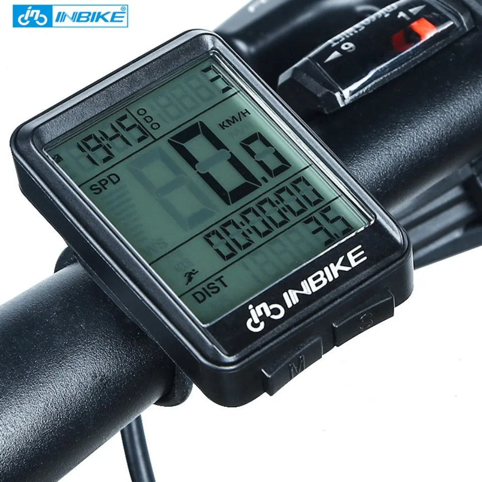 

INBIKE 2.1inch Bicycle Computer bike Wireless and Wired Stopwatch MTB Cycling Odometer Speedometer Multifunction LED Backlight