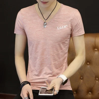 

Men's short sleeve t-shirt fashion casual clothes half sleeve 8866
