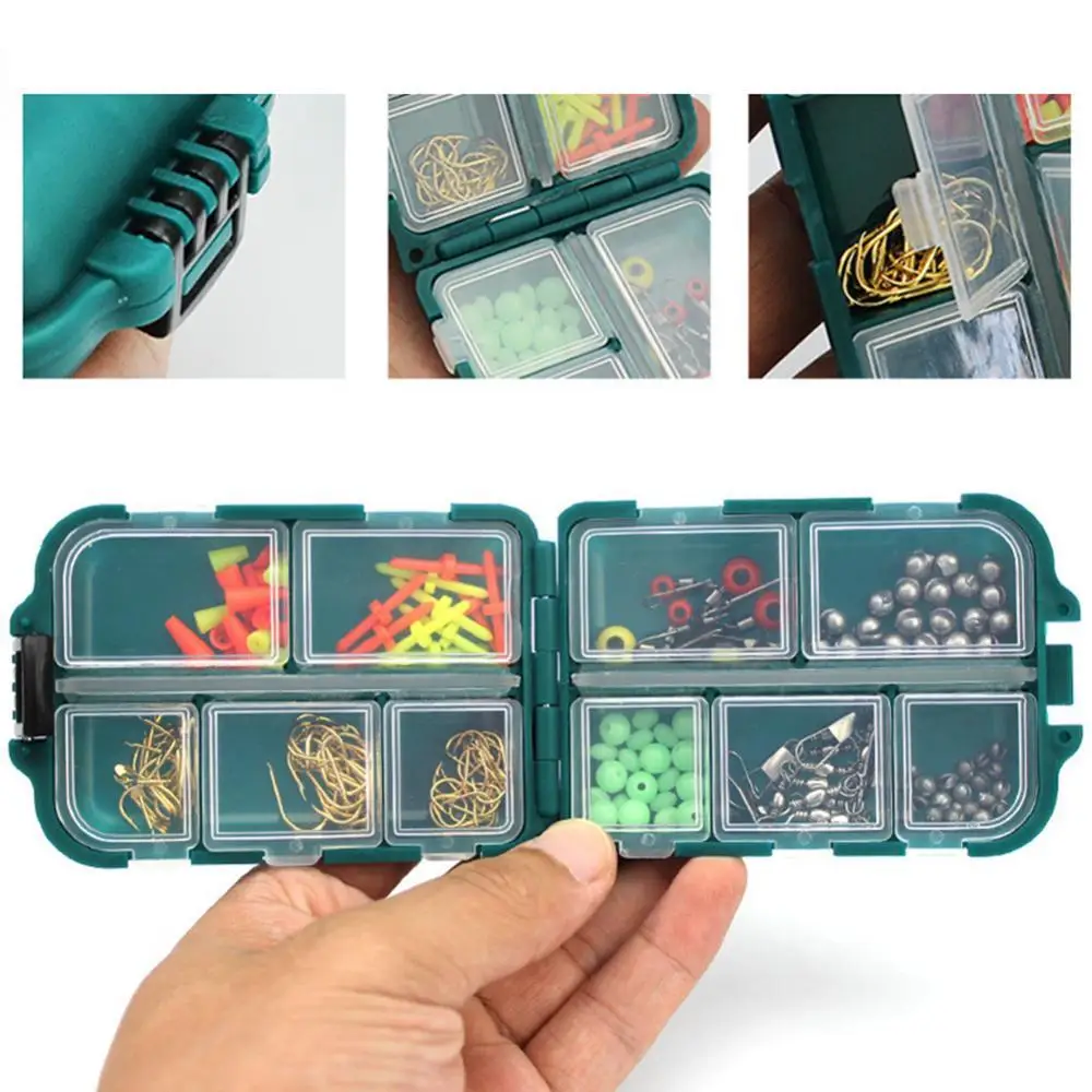 

157Pcs Functional Bait Kit Versatile Fishing Tackle Lure Accessories Box Tool