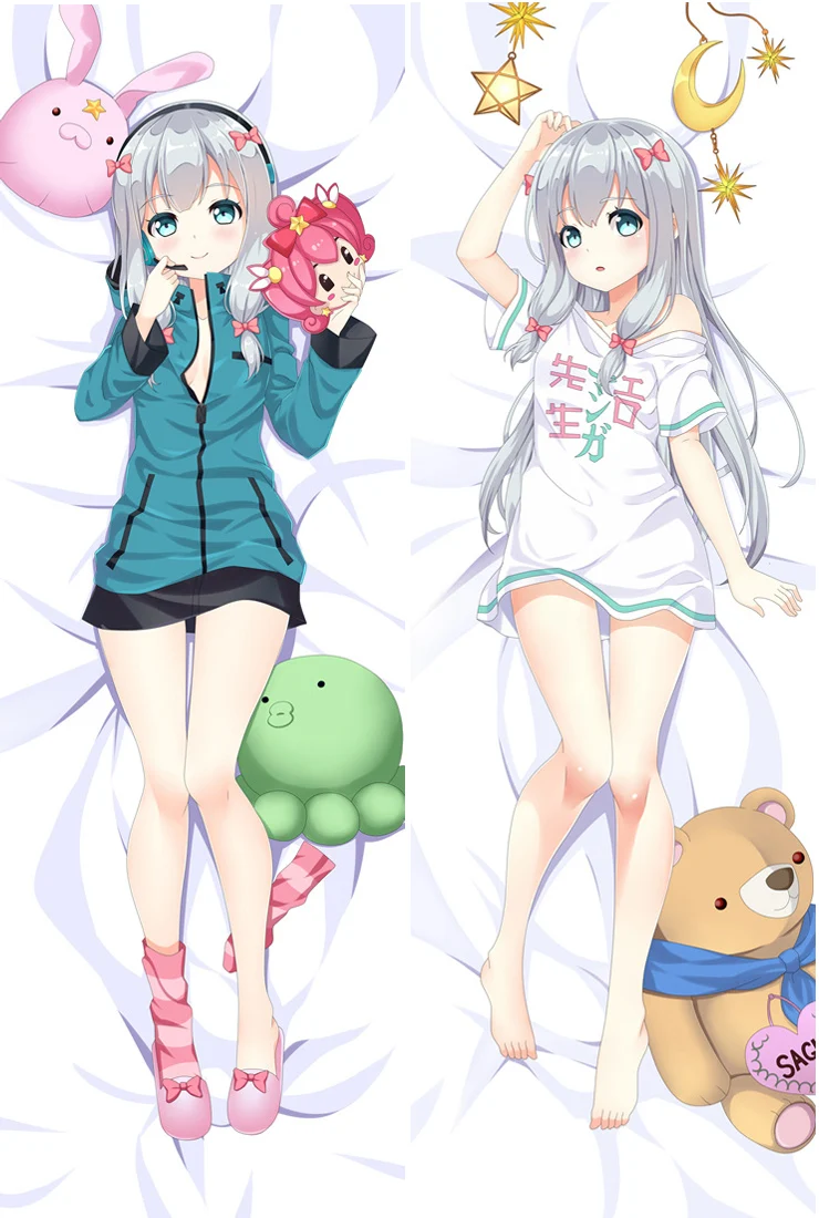 Аниме эроманга-сенсей Sagiri Izumi &amp Muramasa Senju otaku Dakimakura Чехол для подушки тела